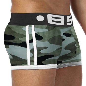 

Brand Men underwear boxers cueca male panties sexy shorts Men Camouflage Soft Underpants Knickers Shorts men trunks