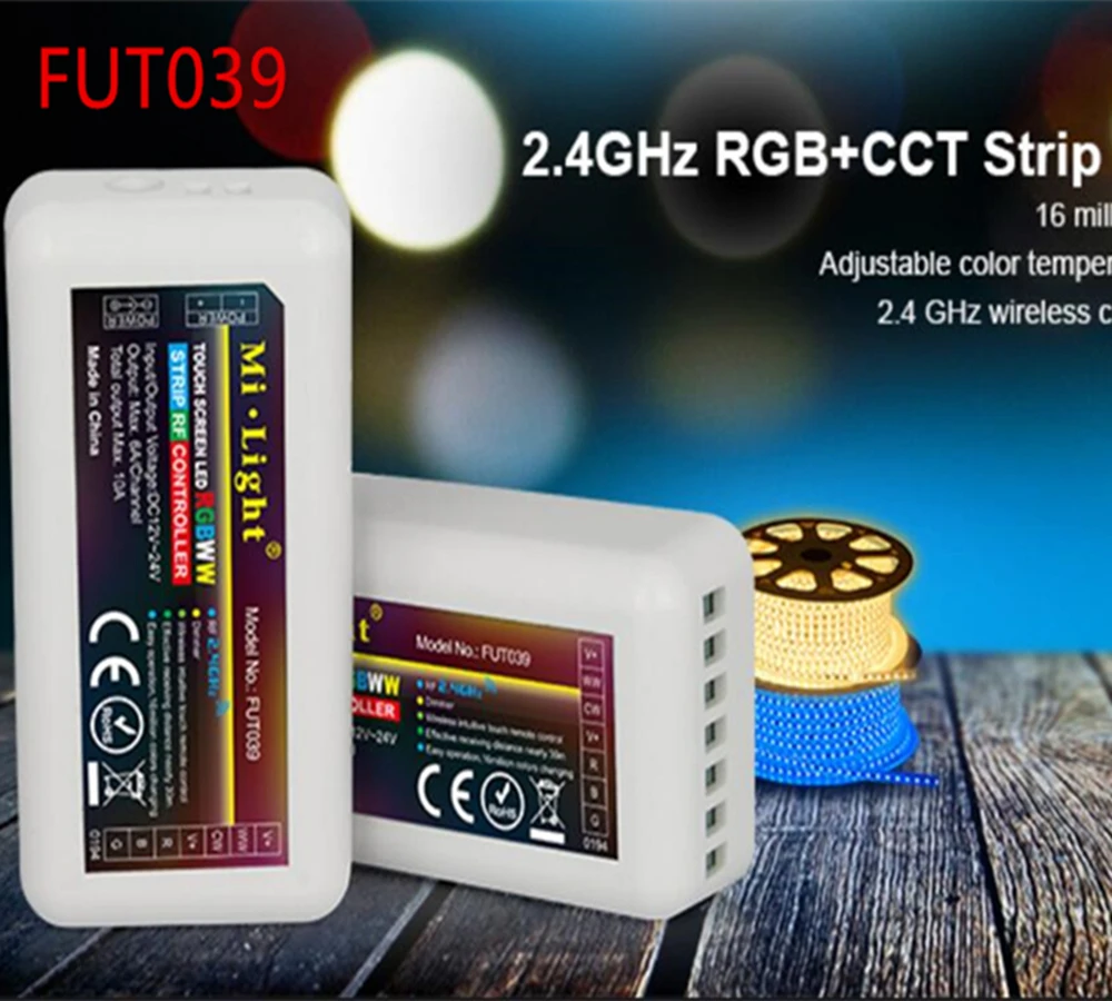 Беспроводной 4-зонный светильник Mi FUT039 2 4G беспроводной приемник RGB + CCT