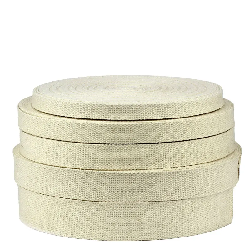 

Savica 1m/lot Multi Size Bag Strap Woven Cotton Webbing Sewing Strap Belt For Shoulder Bags Handbag Garment Accessories LX858