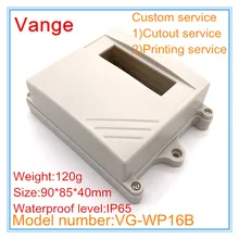 5 шт./лот водонепроницаемый Формочки изготовлены чехол IP65 ABS пластиковые корпусы для устройств для электротехнического оборудования 90*85*40 мм