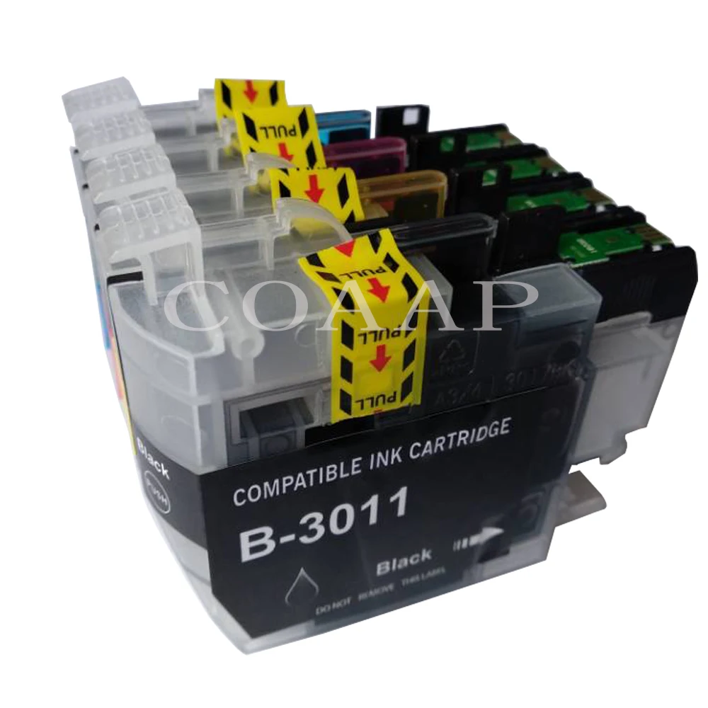 

Compatible LC3011 ink Cartridge for Brother 3011 MFC 491DW J497DW J690DW J895DW inkjet printe - with chip