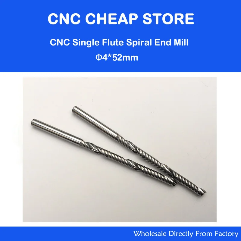 5pcs/lot High Quality Cnc Bit Single Flute Longer Extra Long Length