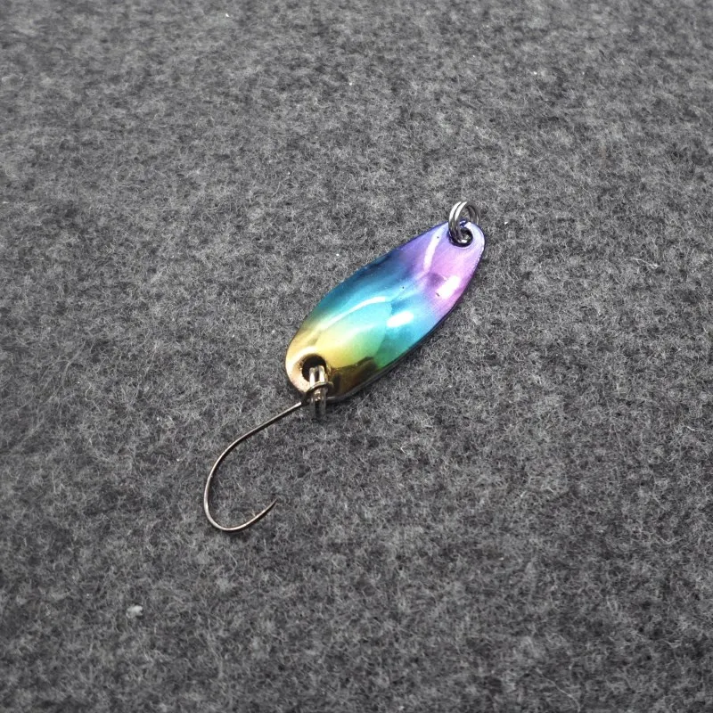 2.5g spoon fishing lure isca artificial metal bait swimbait trout lure fishing spinner blade lure