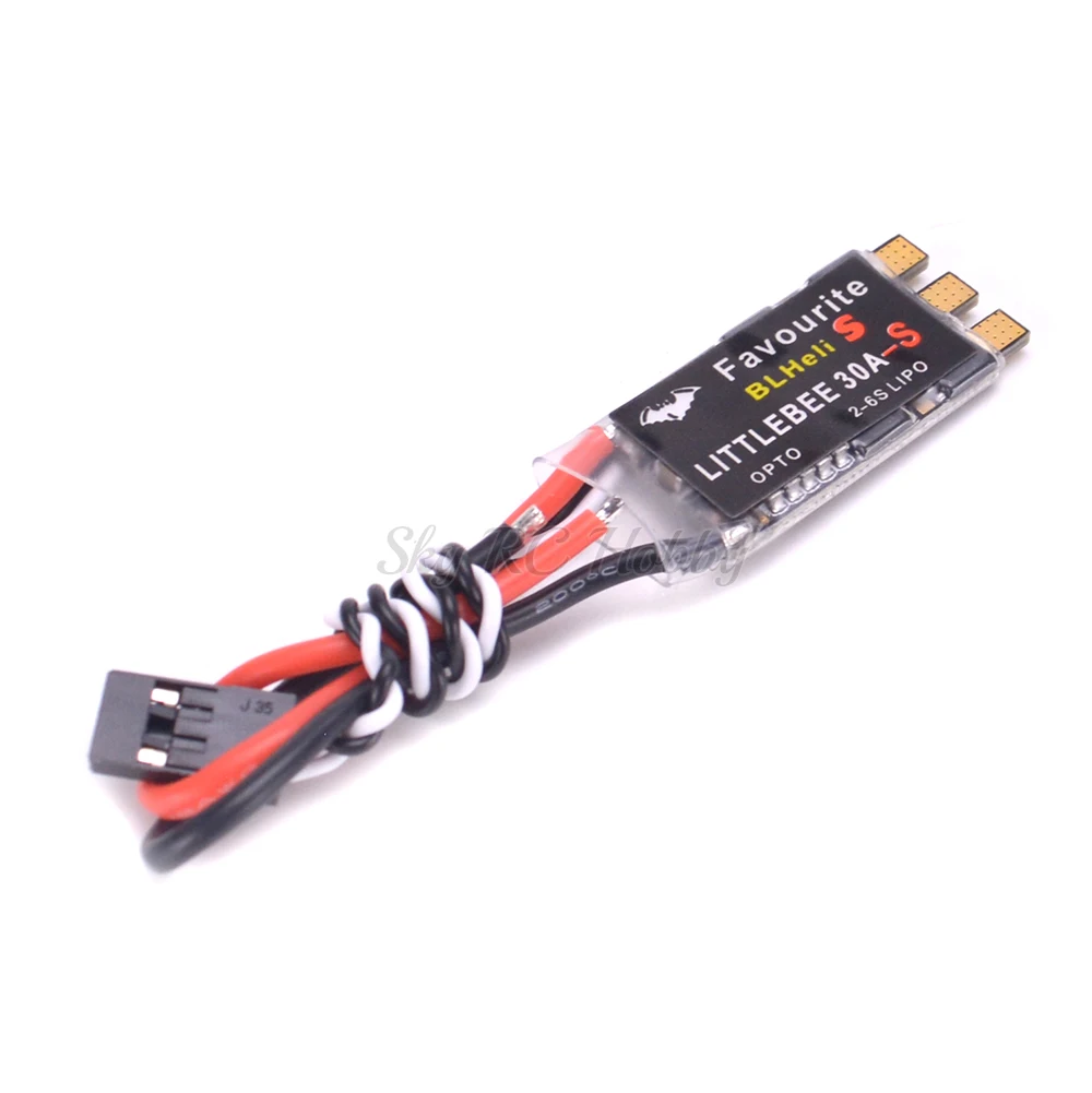 Favourite FVT LittleBee 30A-S 30A ESC BLHeli_S OPTO 2-6S Supports Mulitshot Oneshot42 OneShot125 (8)