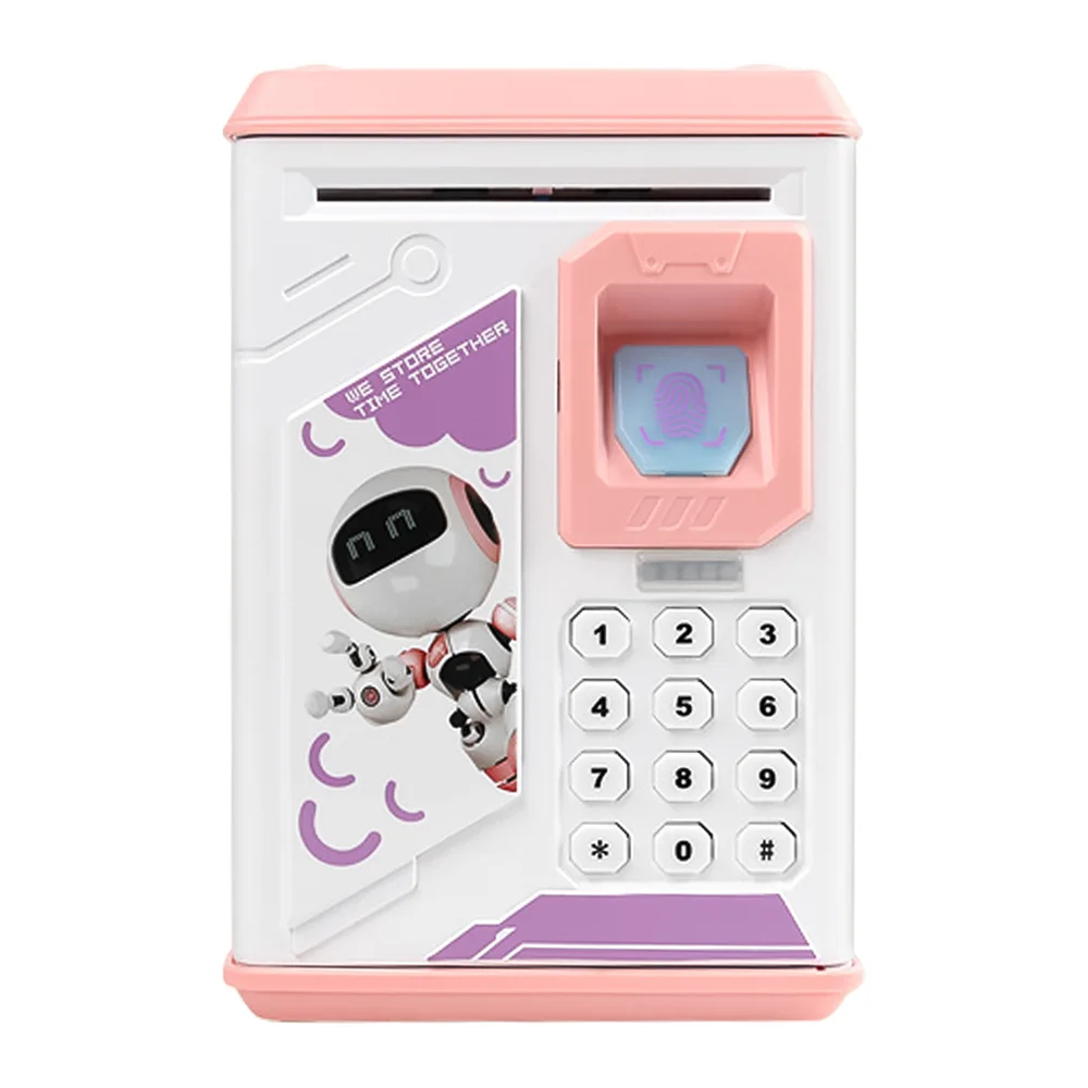 

2 Colors Cute Face Bank Sensor Face Bank Piggy Bank Money Box Saving Money Coin Box Gift For Kids Children