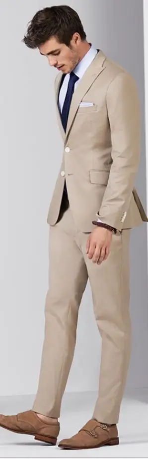 2017 последние конструкции пальто брюки Шампанское Свадебный костюм для Для мужчин с боковыми смокинг на заказ Блейзер Slim Fit 2 шт. Vestidos TERNO F