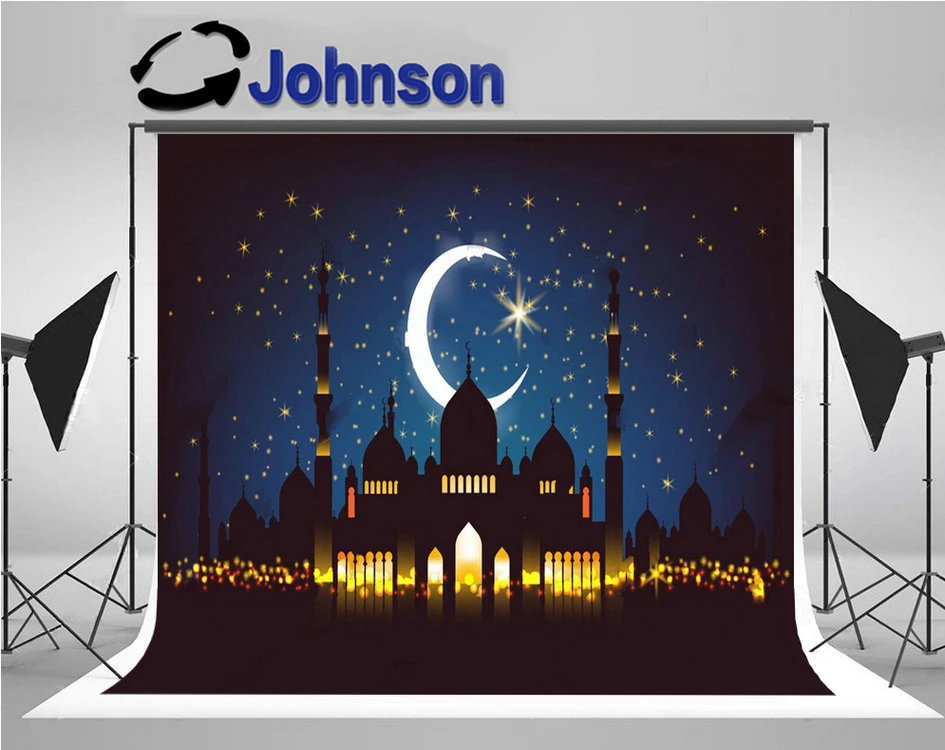 アラビアンナイト宮殿風景グリーティングカード三日月星背景コンピュータプリント壁の背景 Background Aliexpress
