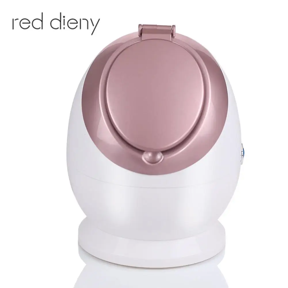 

1 PC Hot Nano Ionic Steam Portable Facial Steamer Face Sprayer Moisturizing Home Humidifier with Makeup Mirror for Female