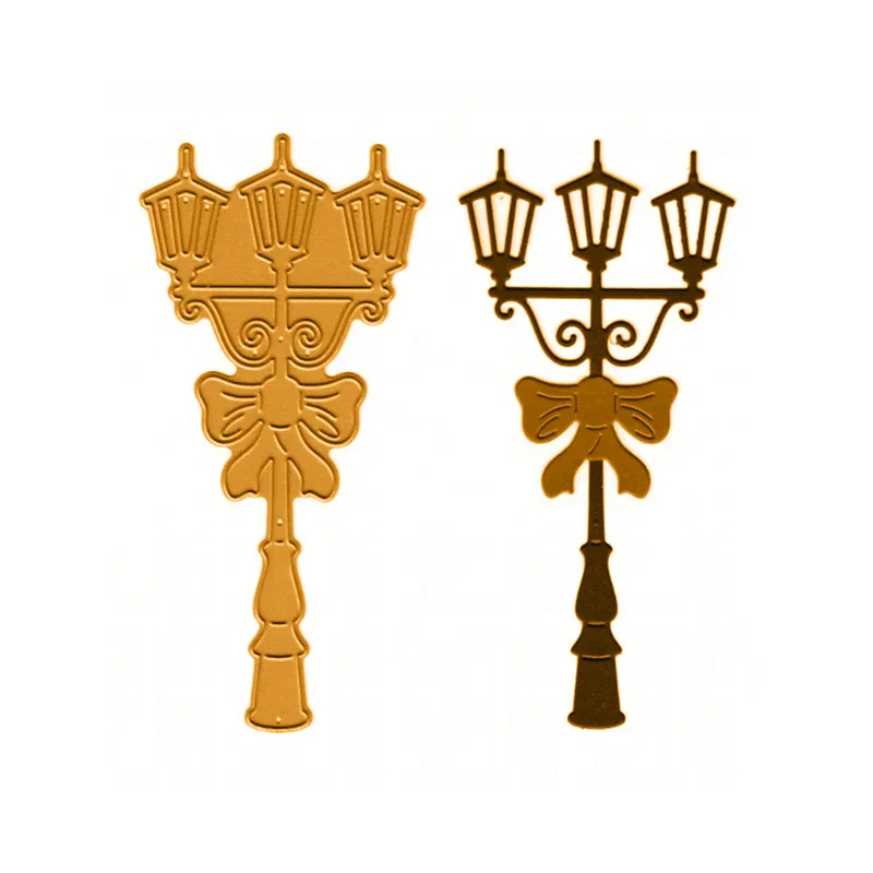 

1 Pc/lot Metal Cutting Dies Scrapbooking For Card Making DIY Embossing Cuts Dies New Craft Street Light Element
