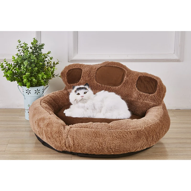 paw shaped dog bed