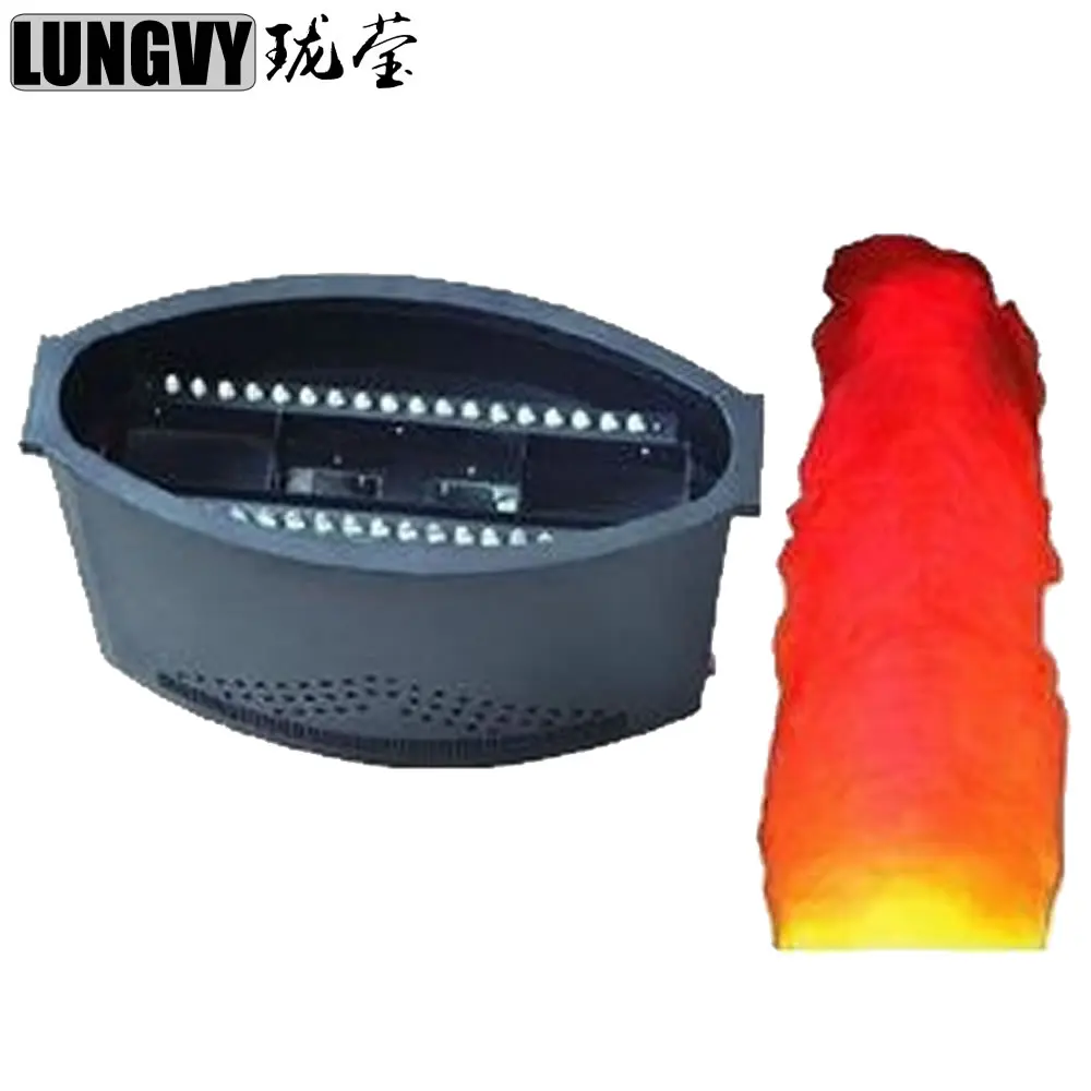 Free shipping 1.8meters silk LED Flame Light /Fake Fire Flame Machine