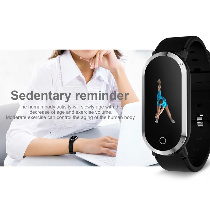 Фитнес-браслет T1 смарт-браслет монитор сна фитнес-трекер кровяное давление Часы Android IOS цветной экран Спортивный Браслет