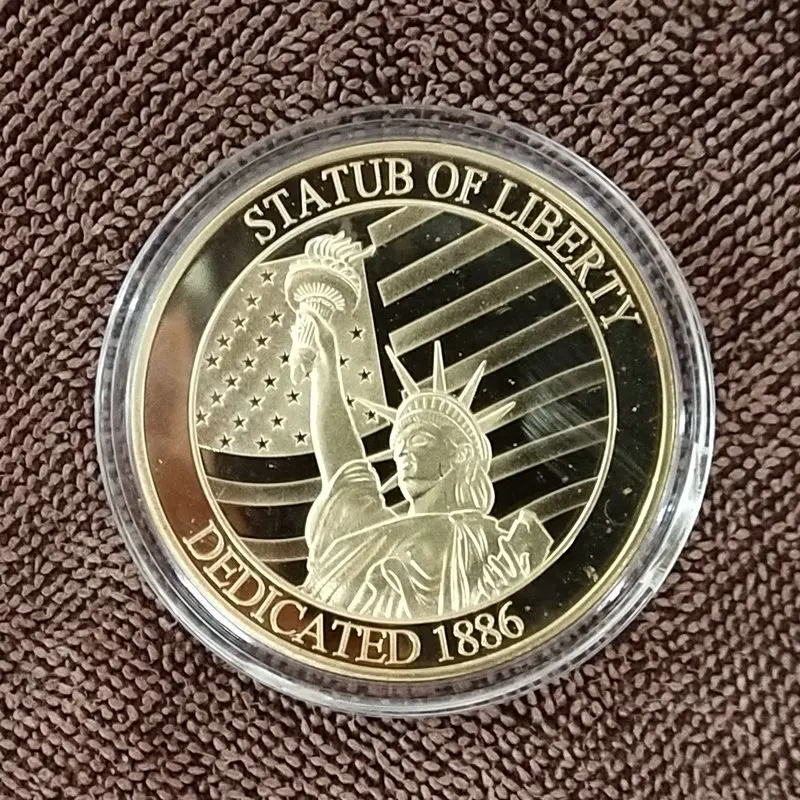 New Liberty Goddess Commemorative Coin Metal Collection Medal