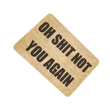 Многоразовый Противоскользящий резиновый напольный аккуратный коврик для ковра с надписью, дверной коврик для улицы, коврик для двери