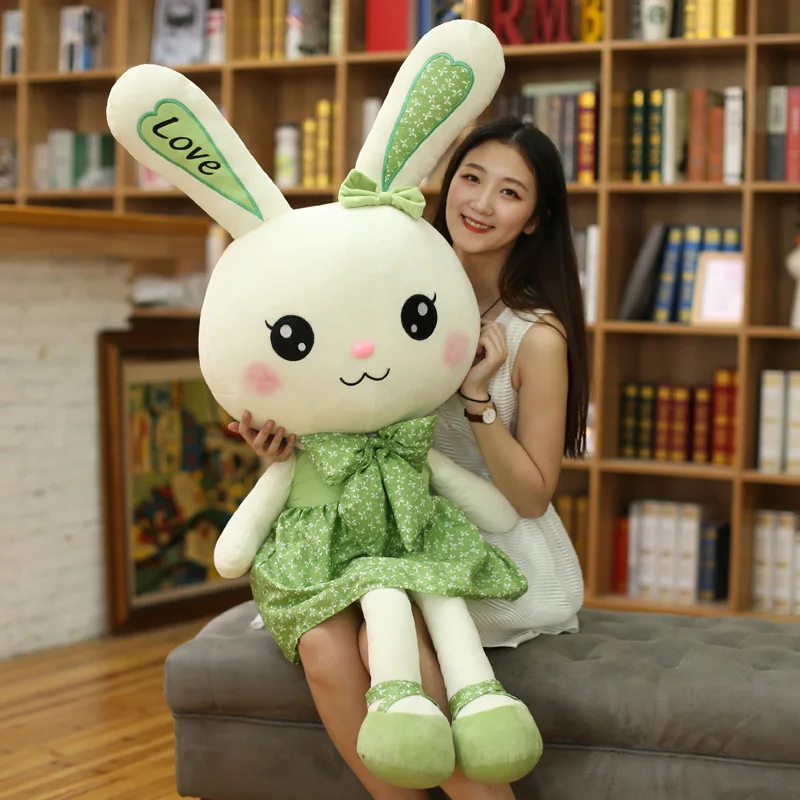 4Valentine's Day Love Dress Rabbit Plush Dolls 