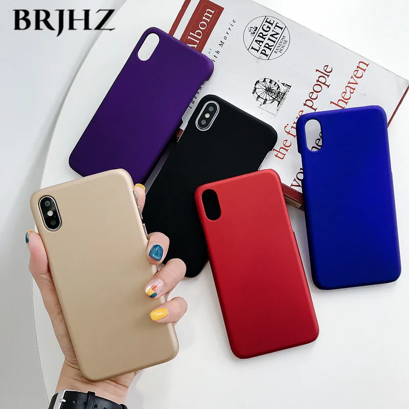 

Color Hard PC Case For Xiaomi Redmi Note 6 5 7 Pro Redmi 7 6 Pro 6A Plus Matte Case Xiaomi Mi 9 SE Mi 8 Lite Mi A2 A1 Back Cover