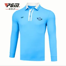 PGM Golf Мужская футболка осень зима с длинными рукавами футболка впитывает пот быстросохнущая пот рубашка для мужчин размер M-XXL