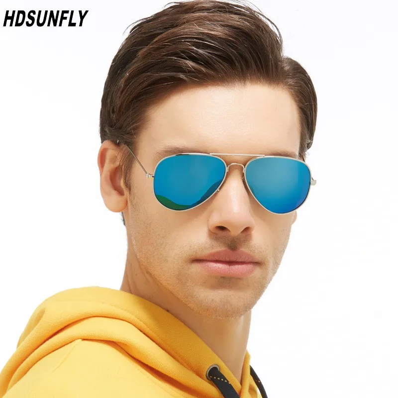 Модные поляризационные солнцезащитные очки HDSUNFLY для мужчин и женщин брендовые