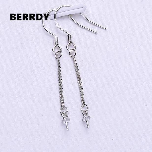 Fashion Pearl Earrings Mountings, Drop Earrings Findings, Earrings