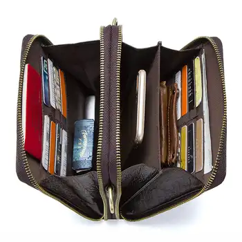Top Quality Men Messenger Shoulder Bag Genuine Leather Vintage Men's Crocodile Crossbody Bag With Card Holder Mobile Phone Pouch