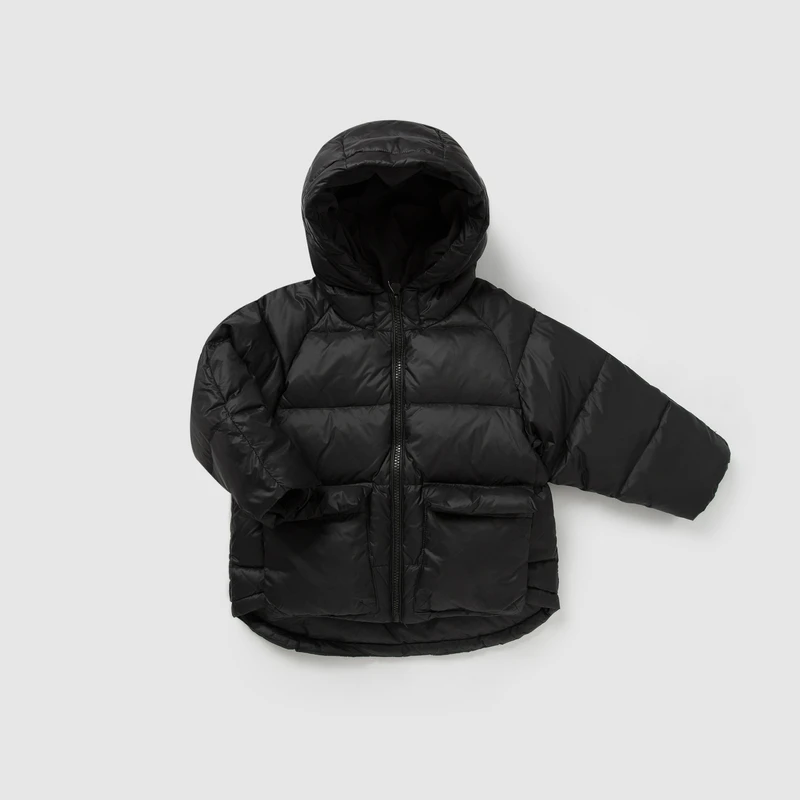 Balabala/Детская куртка-пуховик для мальчиков и девочек, детская зимняя куртка-пуховик теплое пальто с капюшоном верхняя одежда для детей возрастом 6, 8, 9, 10 лет