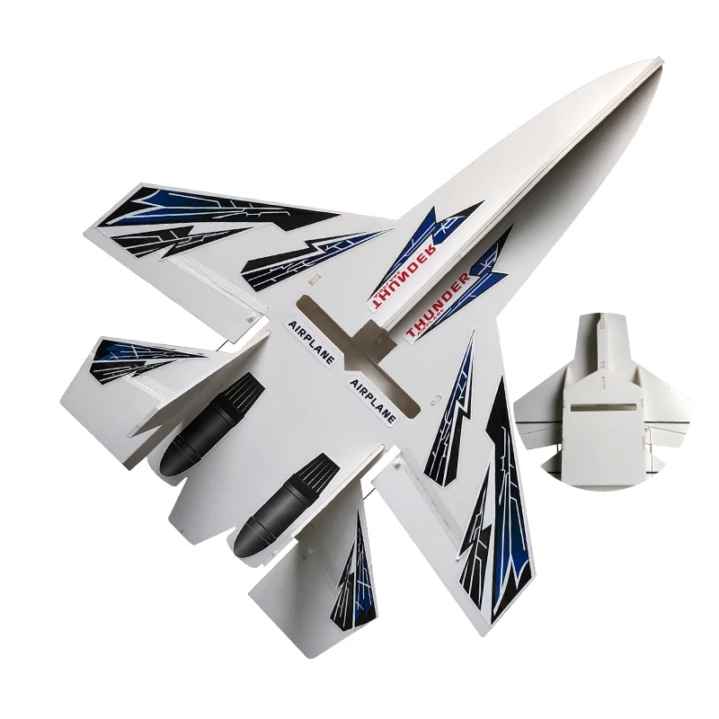 

3 pcs Su-27kt plate remote-controlled aircraft fixed wing aircraft SU27 fighter aircraft SU27 model aircraft