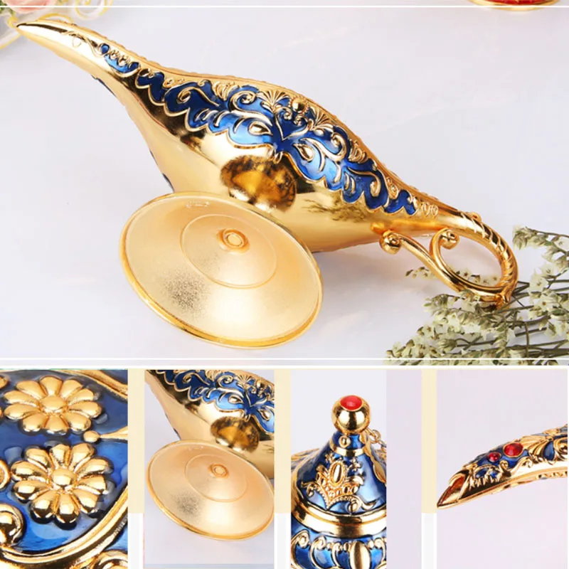 Magic Lamp Tin Alloys Retro European Art Nordic Crafts Exquisite Home Decorations Ornament Furnishings Aladdins Russian Gift Magic Lamp Tin Alloys Retro European Art Nordic Crafts Exquisite Home Decorations Ornament Furnishings Aladdins Russian Gift
