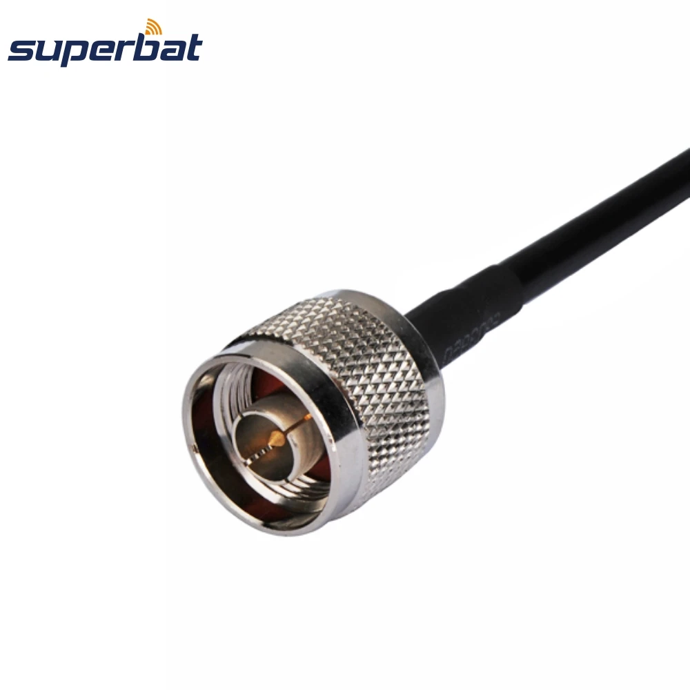 Dentro para n Macho em Linha Superbat Rp-tnc Plug Fêmea Reta Paiail Cabo Lmr195 1500cm 2 macho em linha reta paiail cabo lmr195 1500cm