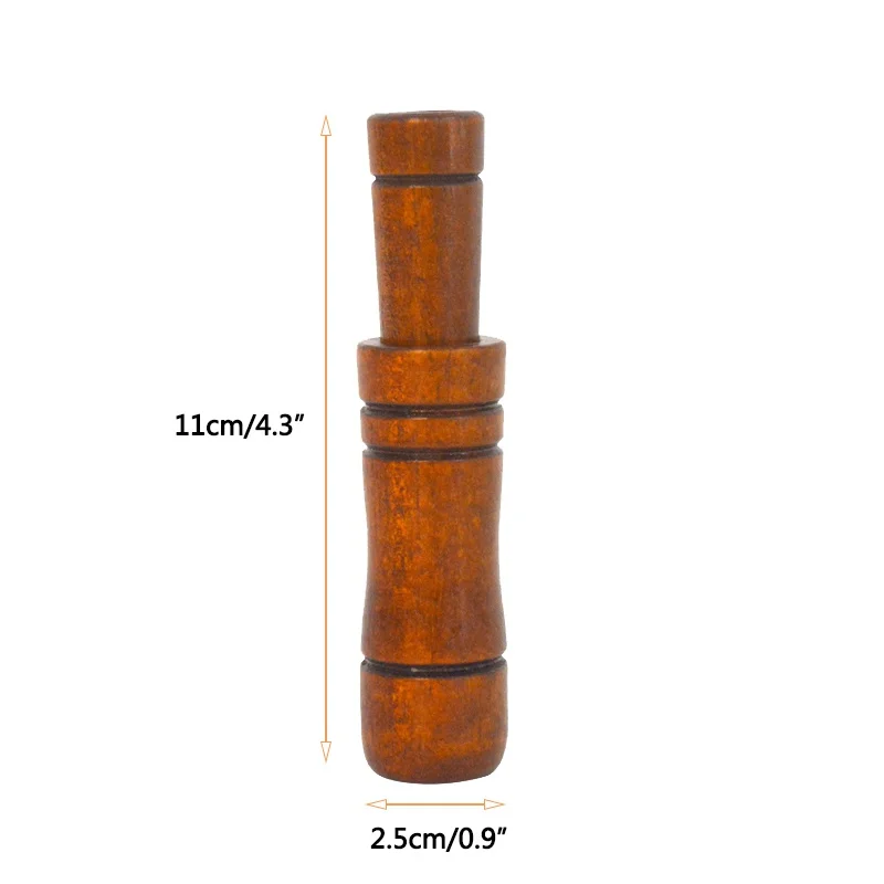 

Wooden Hunting Whistle Hunting Hunter Brown Oak Wood Blowing Duck Caller Outdoor Hunting accessaries