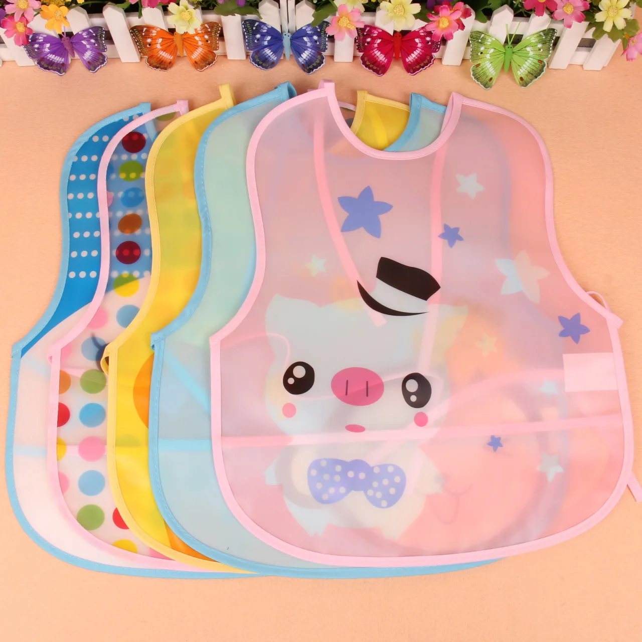 

Baby Bibs Eva Waterproof Burp Cloths Baby Clothing Bandanas Wholesale Lunch Feeding Bibs