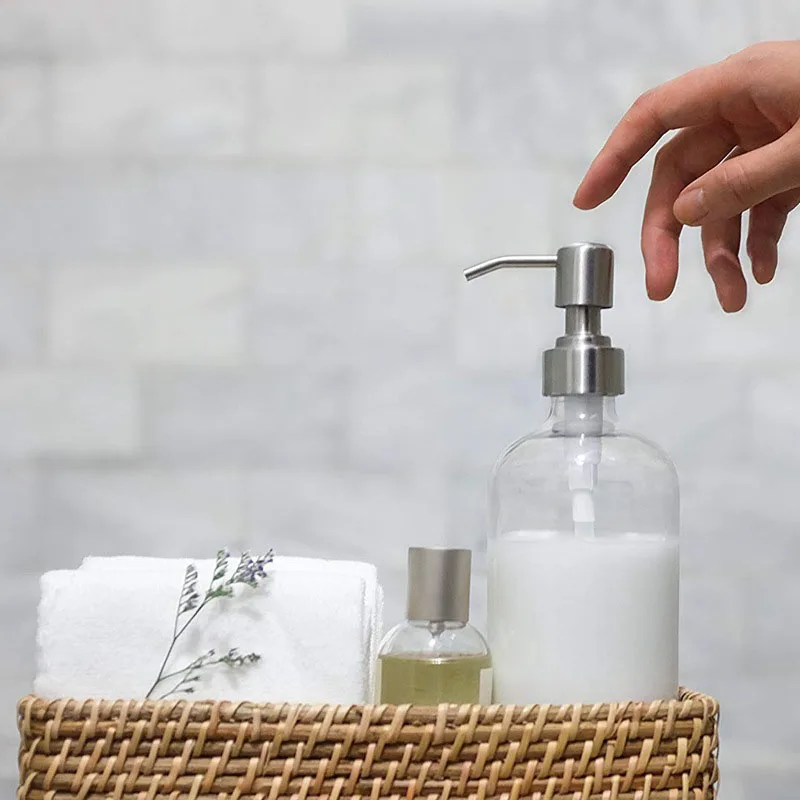 

Soap Pump Stainless Steel Lotion Dispensers Pump Replacement for Bathroom Home Store