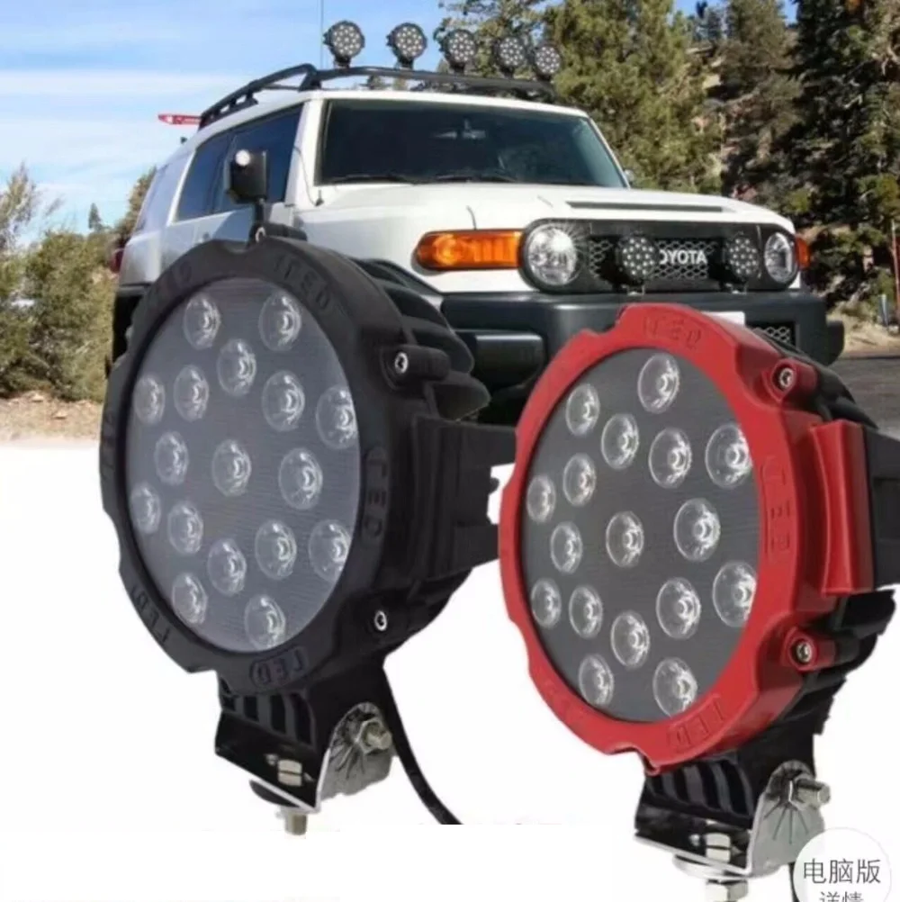 

1 piece 6.3 inch 51W Car Round LED Work Light 12V High Power Spot Light For 4x4 Offroad Truck Tractor ATV SUV Driving