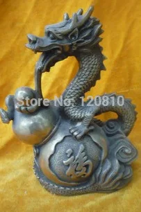 

Wonderful Old copper statue ----- Dragon, fine carving,with mark