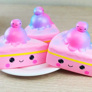 

13 CM Slow Rising Squishies kawaii Cake Jumbo Rainbow Octopus Cute Relieves Stress Fun Gags Joke Colorful Sweet Antistress toys