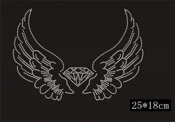 

new 25*18cm 10piece/lot bling stone crystal hotfix rhinestones motif heat transfer design iron on flower for clothes/garment