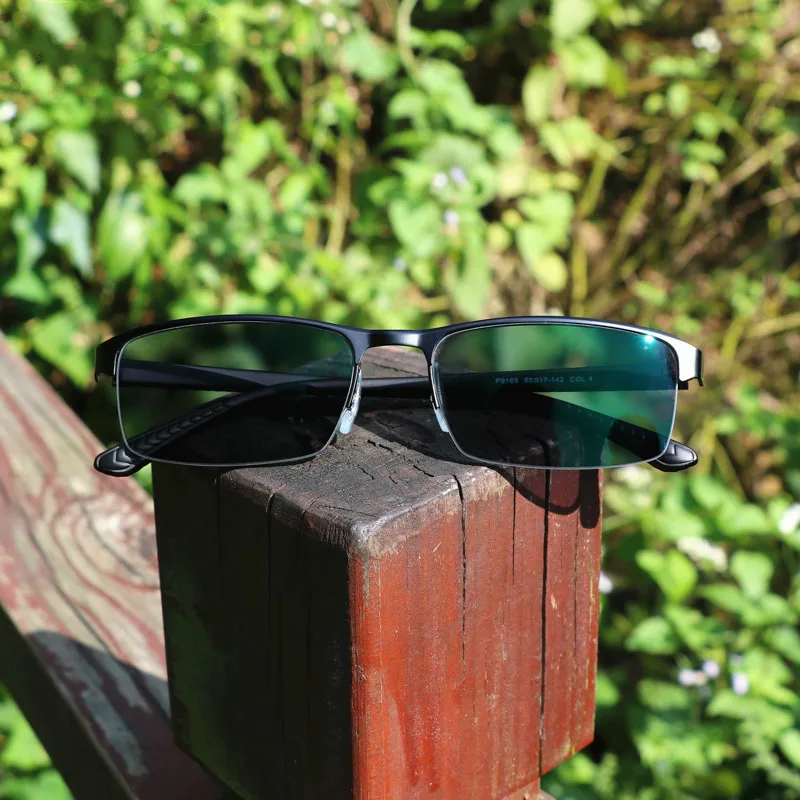  2019 Transition Sun Photochromic Reading Glasses Men adjustable vision With Multifocal Diopter Prog