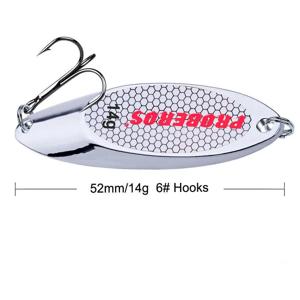 1 pc. 3 g-60 g Metal Spinner Spoon Fishing Lure Hard Bait Sequin Noise Lure Artificial Bait Small hard Sparkles Spinner - Цвет: 4