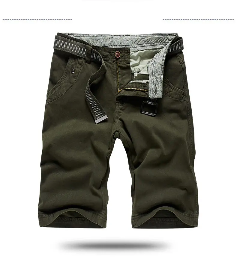 4Colors 100% Cotton Shorts Men Summer Solid Sports Shorts Cargo Male Short Pants Quality Fashion Plus Size Boardshorts Panties13