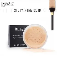IMAGIC Макияж Уход за кожей лица Свободные отделка косметическая пудра полупрозрачные гладкой настройки тональный крем Пудра Косметика maquiagem