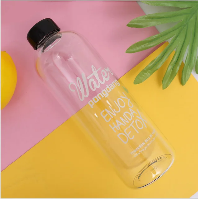 1000ml Fashion Scented Large Water bottle with Bag Water Bottle