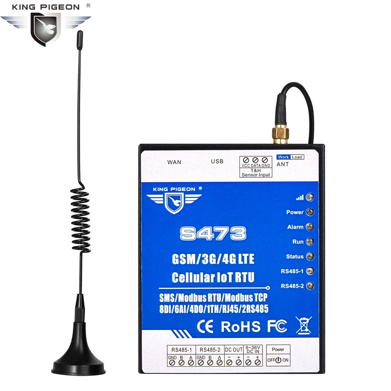 3g WCDMA Modbus шлюз с 2 RS485 может быть Mosbus Master& Slave RJ45 Ethernet Modbus TCP конвертер Поддержка 2 sim-карты