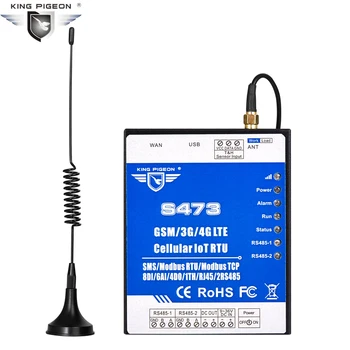 

3G Modbus Gateway with 2 RS485 support Modbus Master&Slave RJ45 Ethernet Modbus TCP converter with AM2301