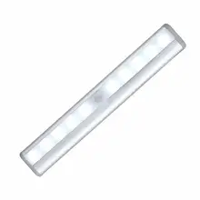 Hobbyline 10 светодиодный PIR датчик беспроводной настенный шкаф для кухни шкаф для спальни ночной Светильник домашняя лампа