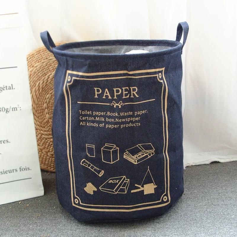 رعاة البقر كبيرة للطي قماش المنزل تخزين جان دلاء لعبة الملابس القذرة دلو طوي سوار حقيبة الغسيل برميل الحمام