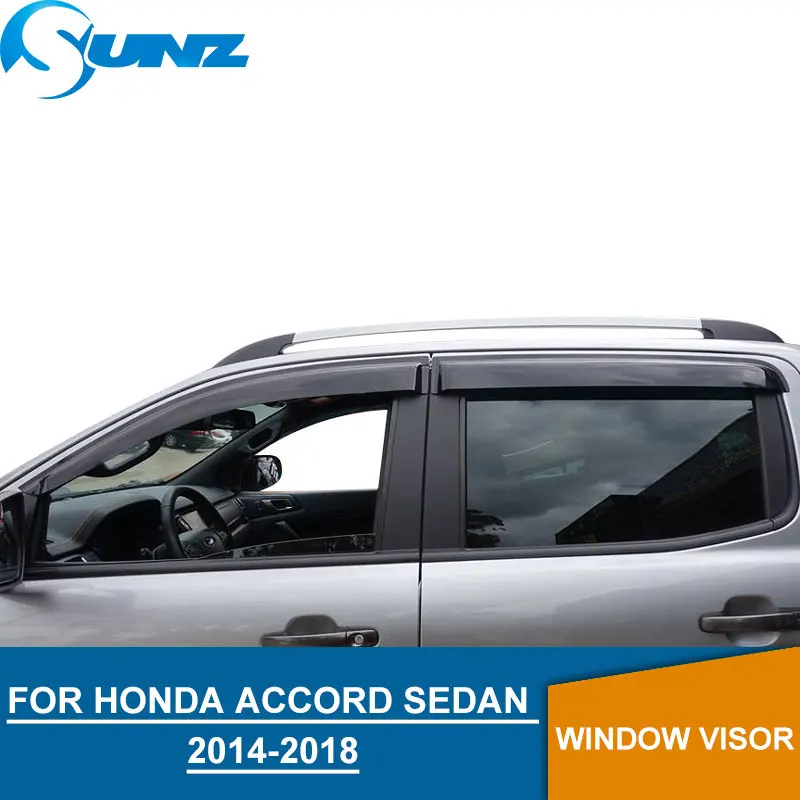 

Window Visor for Honda ACCORD 2014-2018 side window deflectors rain guards for Honda ACCORD 2014-2018 SUNZ