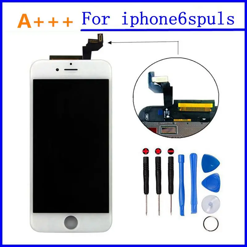 

AAA LOT No Dead Pixel LCD Screen Replacement for iPhone 6splus 5.5 LCD Display Touch Digitizer Assembly Free Shipping