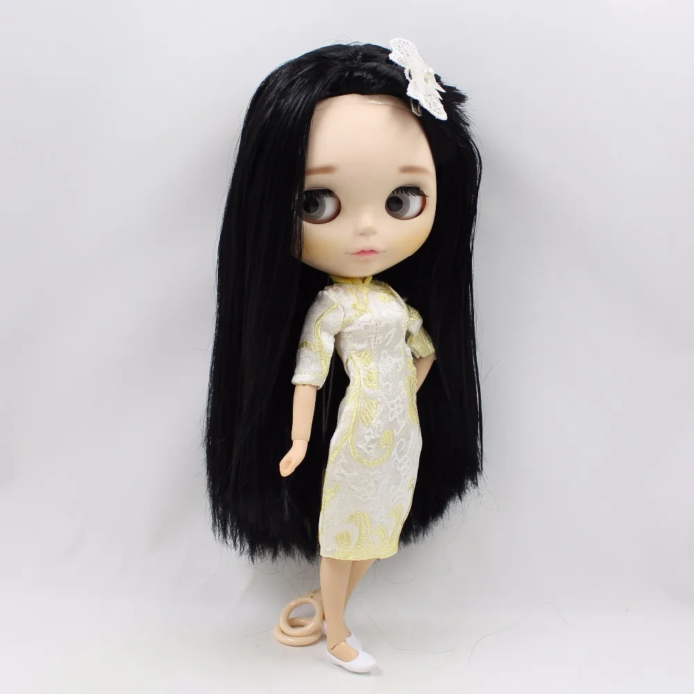 Neo Blythe Doll Ancient Embroidery Cheongsam Dress 3