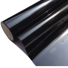 Decorative-Film Film-Glass Window-Tint 50x300cm Privacy Dark VLT Auto-House Black Car