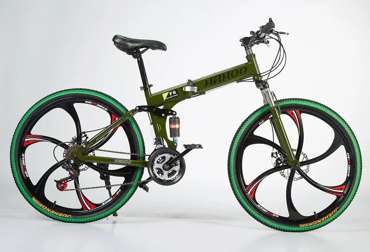 Discount Mountain Bike 21 Speed 26 inchs Double Disc Brake Bicycle Soft Tail Frame High Carbon Steel Frame Outdoor Sport bicicleta 5