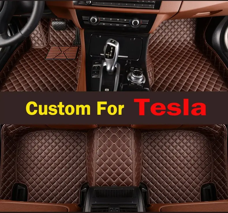 Topfit Car Floor Mat And Trunk Mat And Back Seat Mat For Tesla